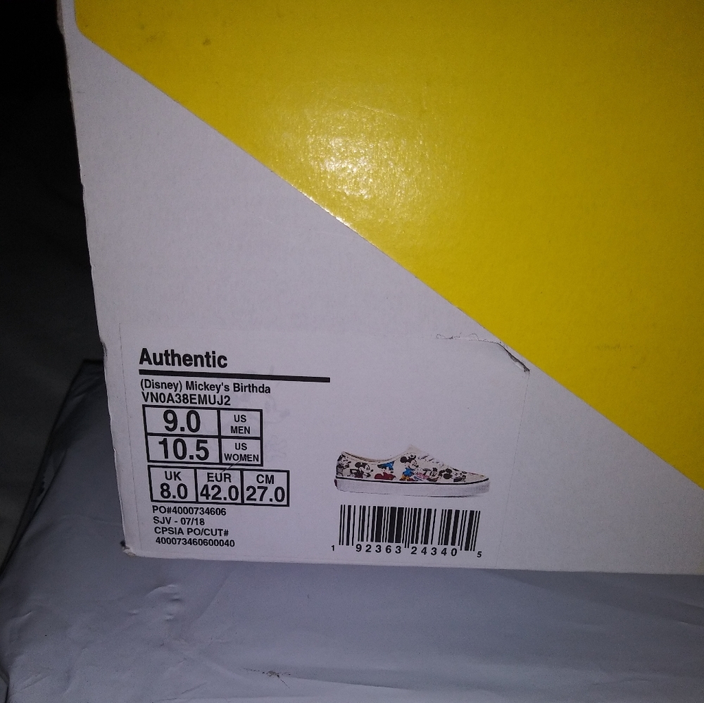 Brand New Mickey Mouse Vans